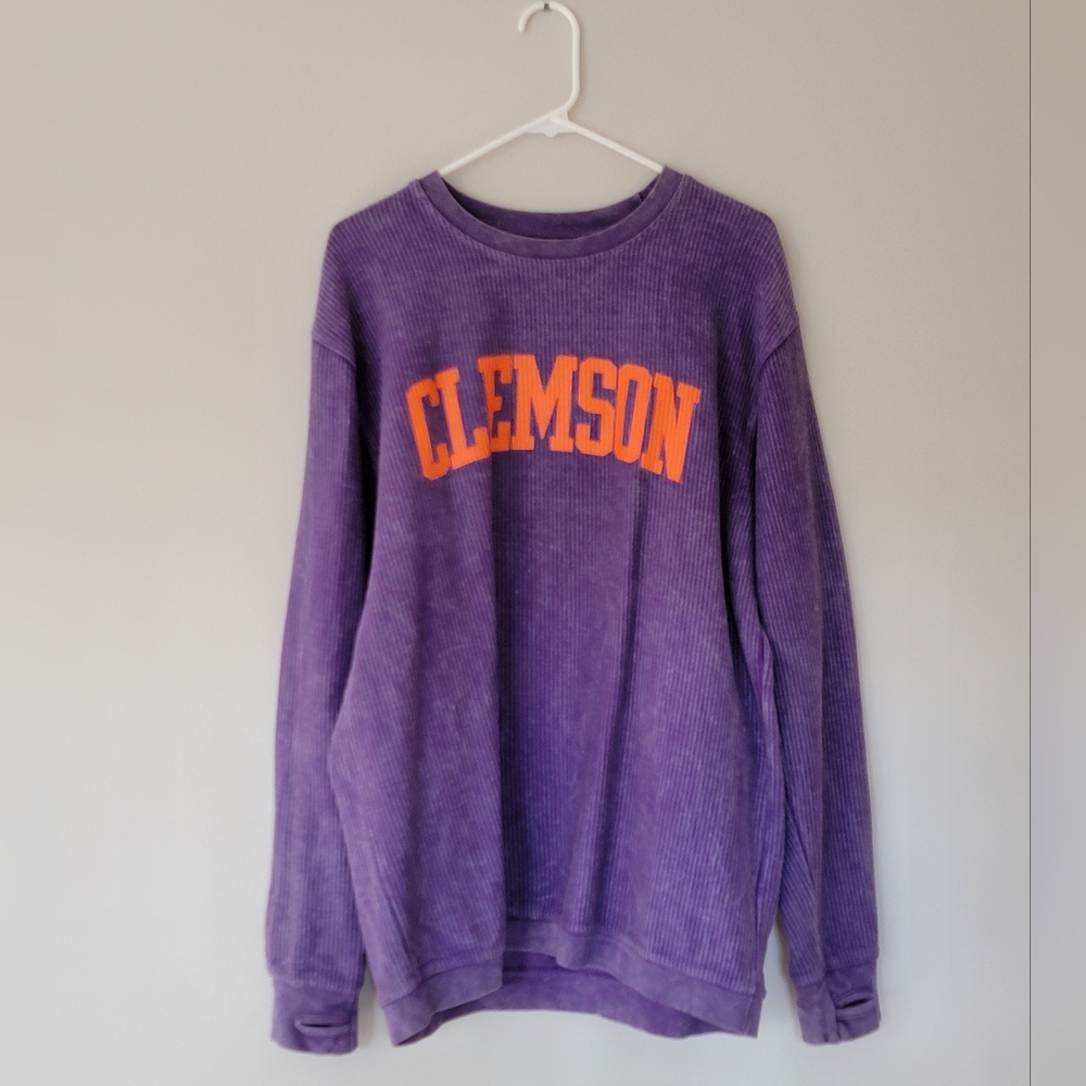 Pressbox Purple Cotton Cordoroy Sweatshirt. Medium